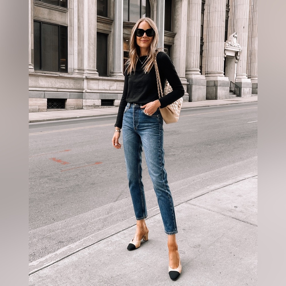 Anine Bing Straight Leg Jeans